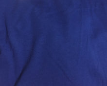 Load image into Gallery viewer, Joe&#39;s Drumsticks royal logo t shirt close up